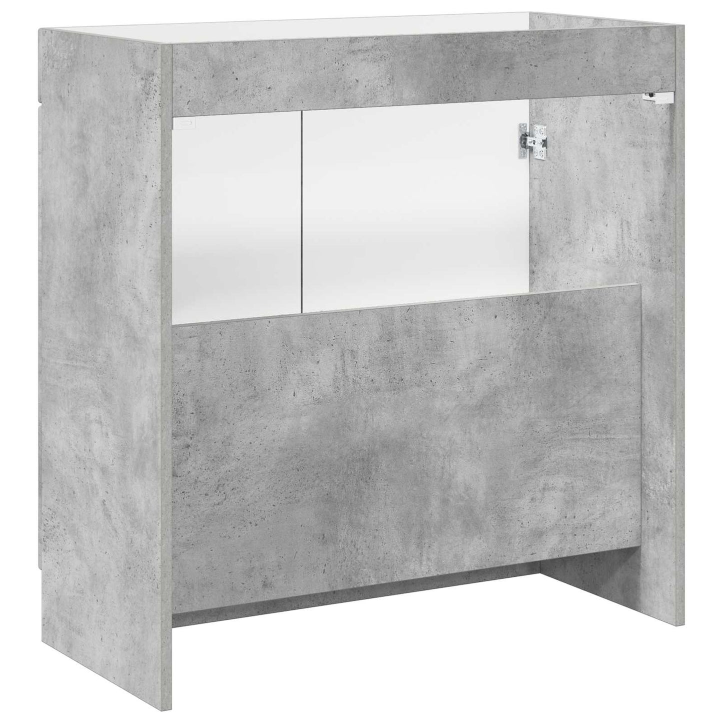vidaXL Bathroom under Sink Cabinet Concrete Grey 56 x 37.5 x 81 cm 6