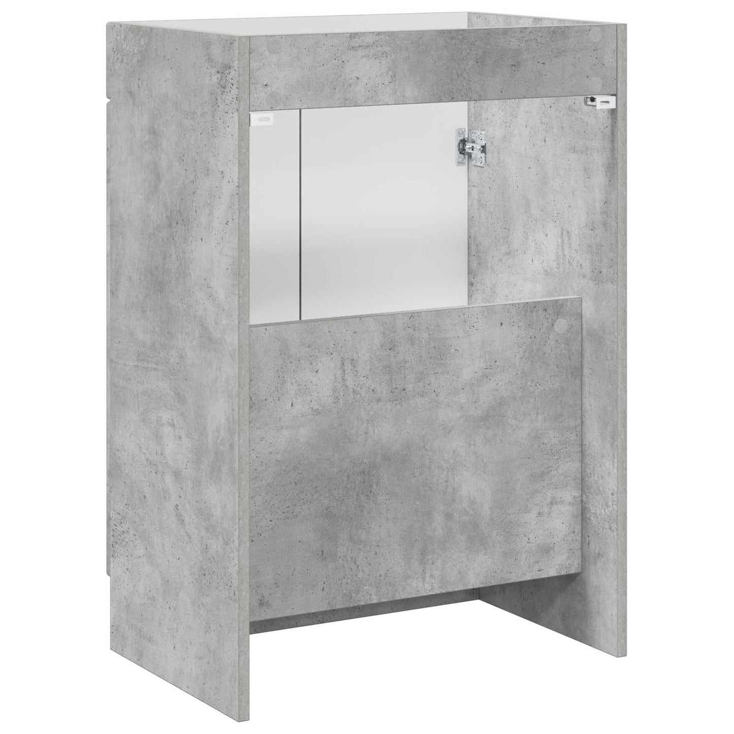 vidaXL Bathroom under Sink Cabinet Concrete Grey 56 x 37.5 x 81 cm 6