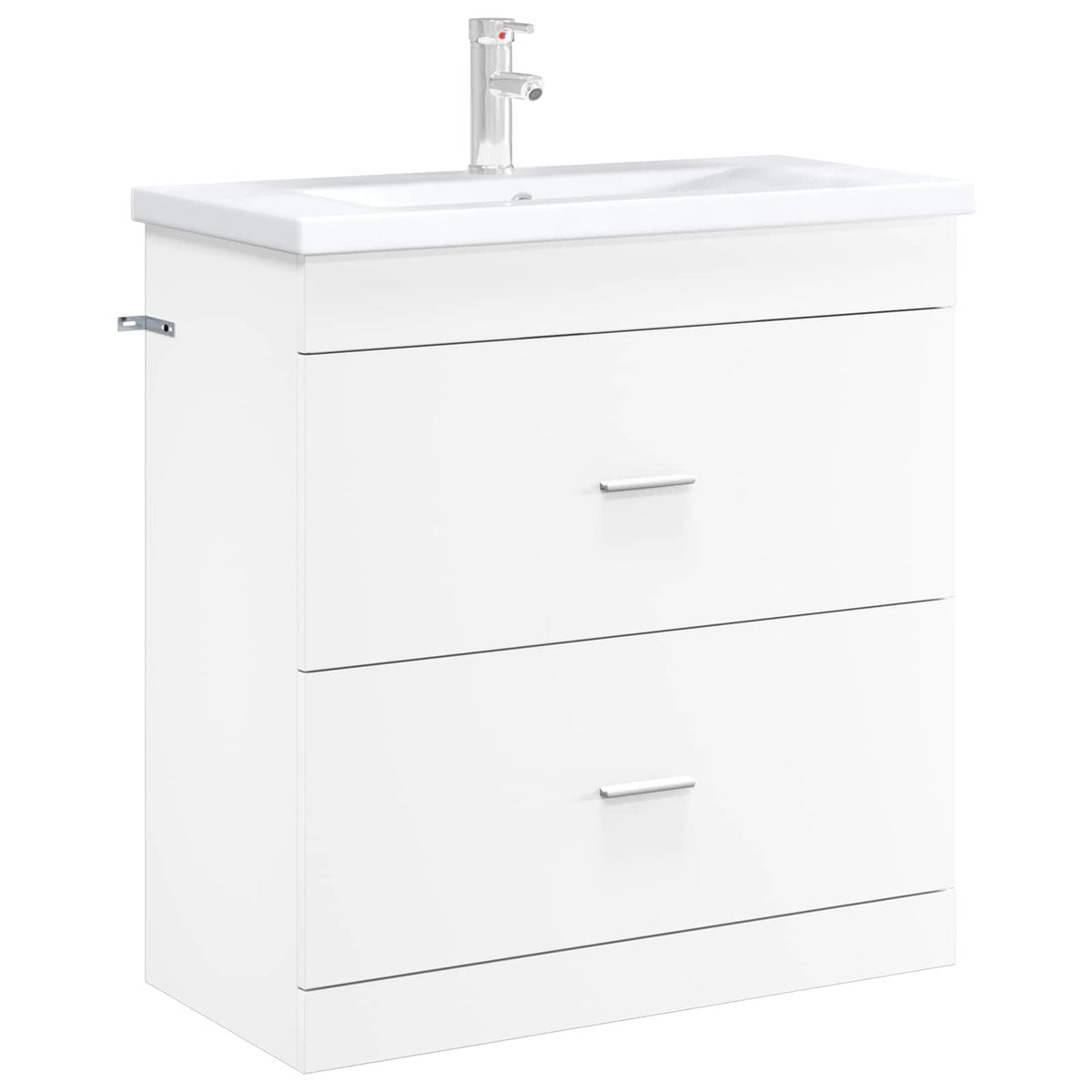 Bathroom under Sink Cabinet White 78.5 x 37.5 x 81 cm