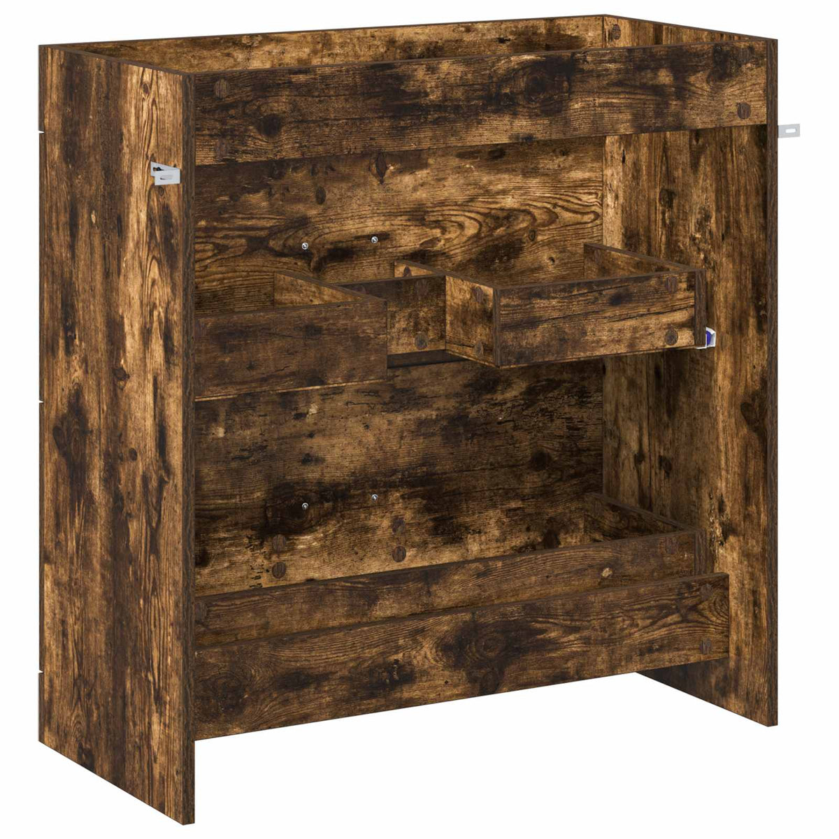 vidaXL Bathroom Under Sink Cabinet Smoked Oak 78.5 x 37.5 x 81 cm 6