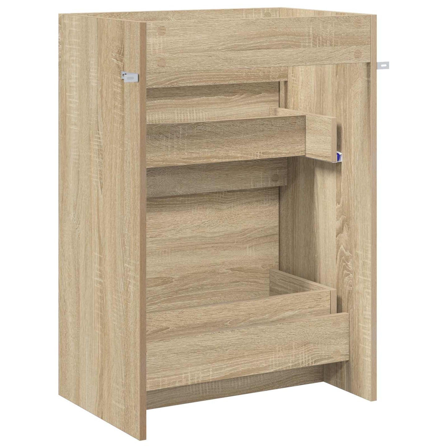vidaXL Bathroom Under Sink Cabinet Sonoma Oak 56 x 37.5 x 81 cm 6