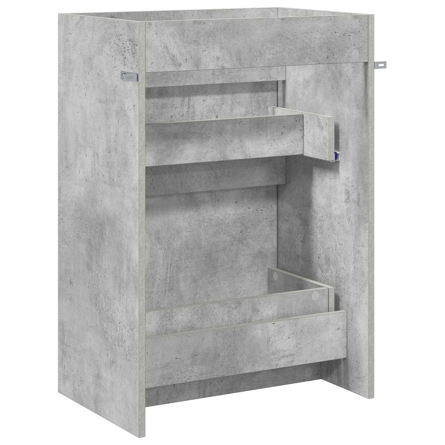 vidaXL Bathroom Under Sink Cabinet Concrete Grey 56 x 37.5 x 81 cm 6