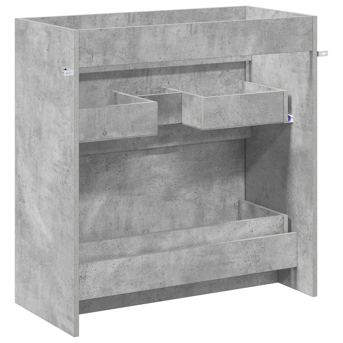 vidaXL Bathroom Under Sink Cabinet Concrete Grey 78.5 x 37.5 x 81 cm 6