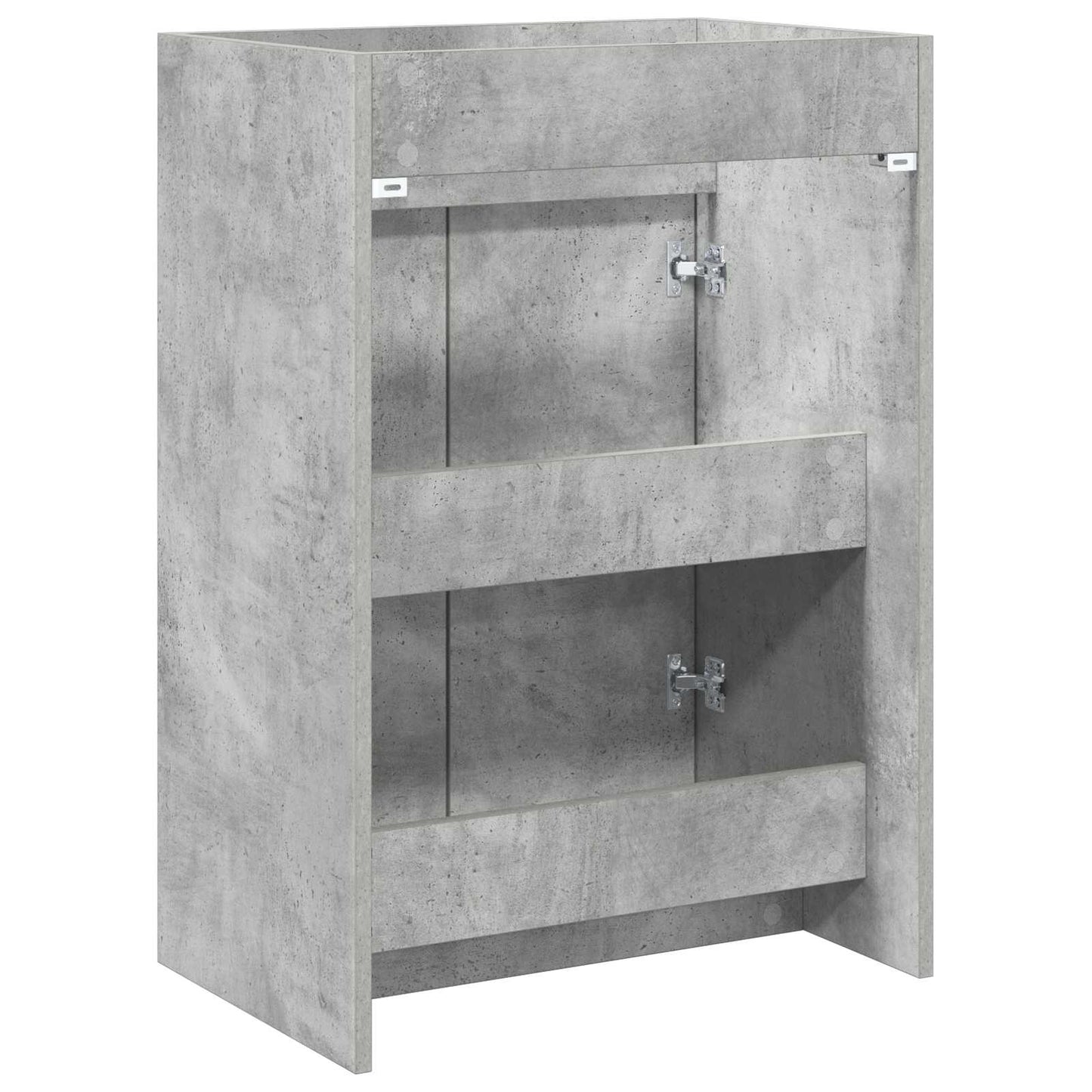 vidaXL Bathroom Under Sink Cabinet Concrete Grey 56 x 37.5 x 81 cm 6