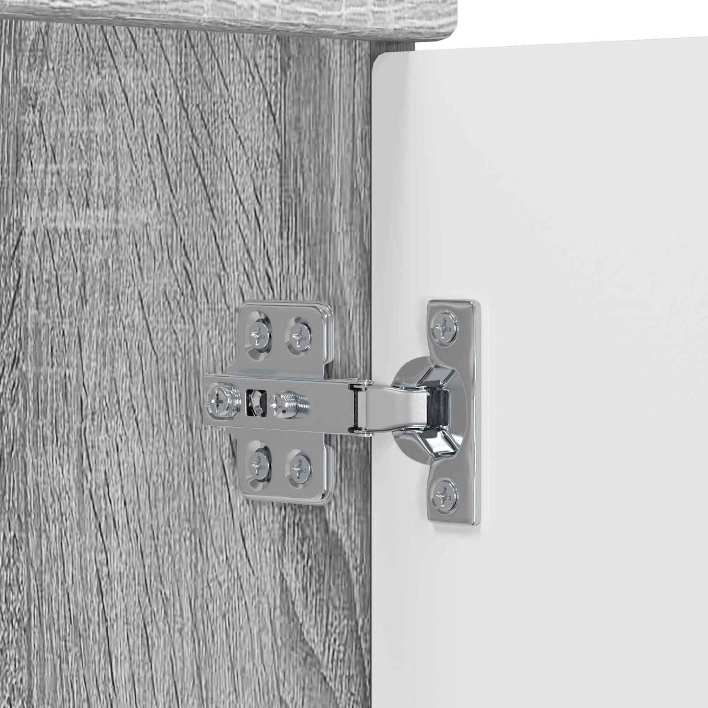 vidaXL Bathroom Under Sink Cabinet Grey Sonoma 78.5 x 37.5 x 81 cm 6
