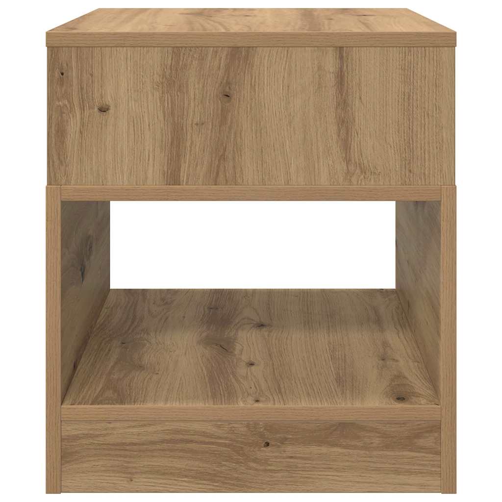 vidaXL End Table 2 pcs Artisan Oak 40.5 x 40 x 45 cm Engineered Wood 6