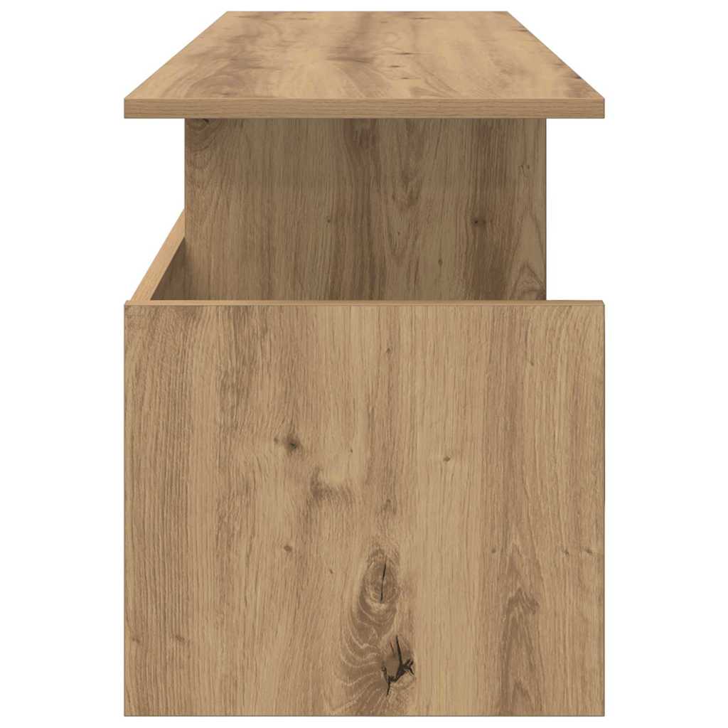 vidaXL TV Stand 102 x 35 x 45 cm Artisan Oak Engineered Wood 6