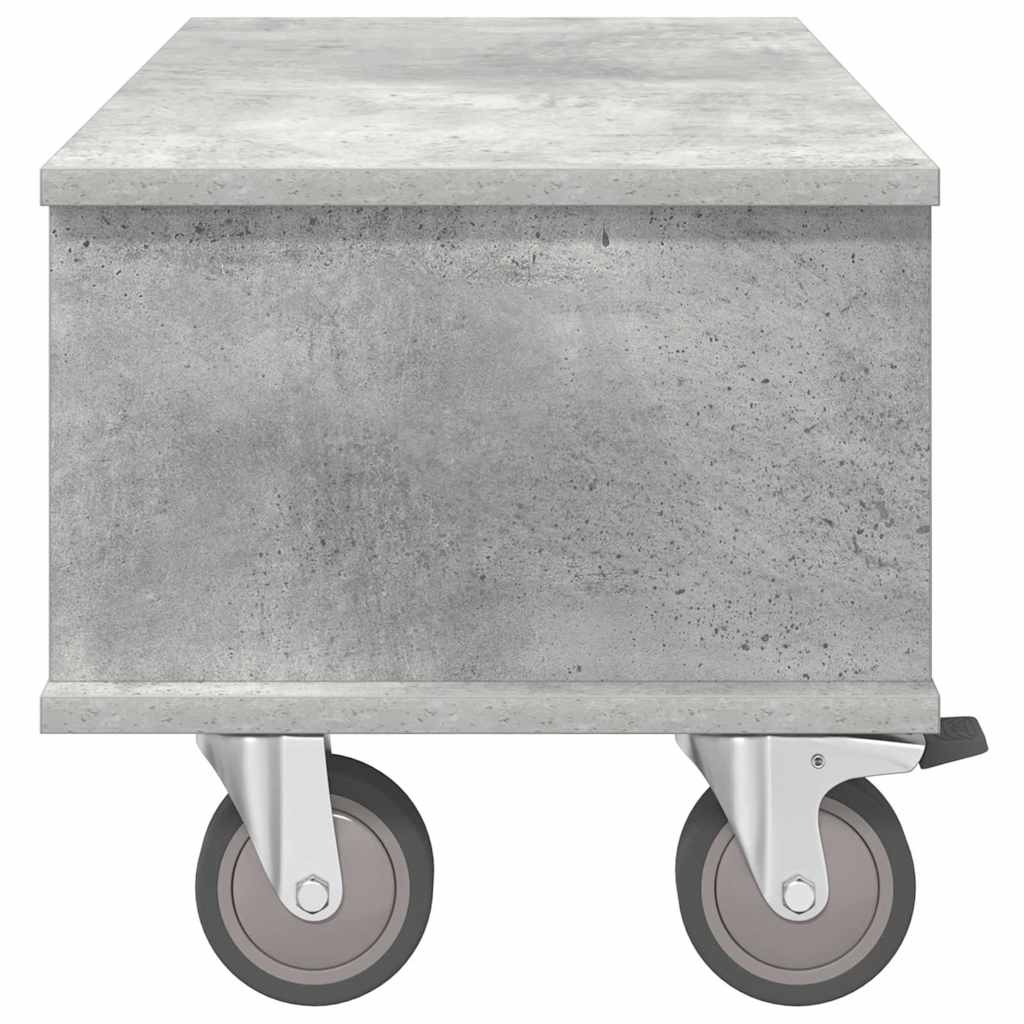 vidaXL TV Stand 68.5 x 35 x 35 cm Concrete Grey Engineered Wood 6