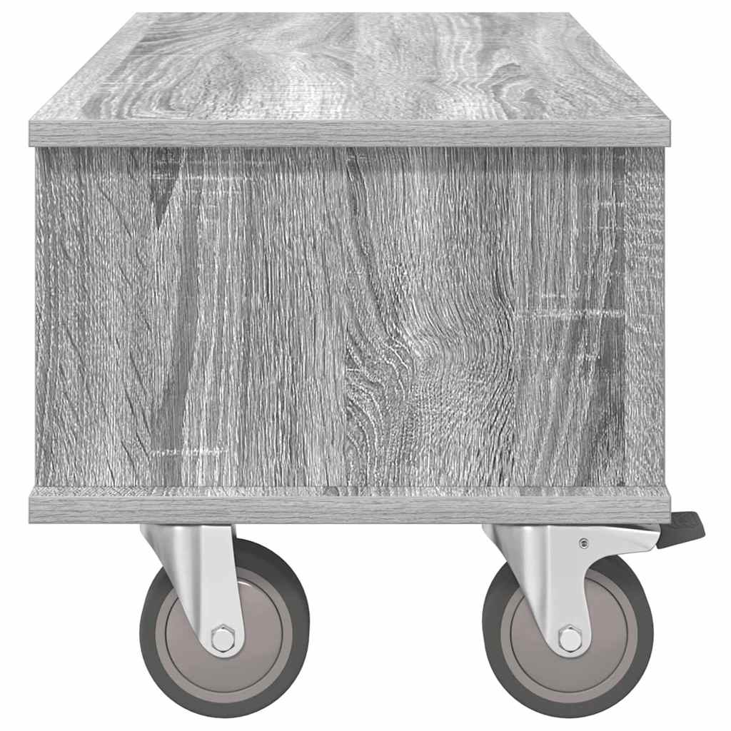 vidaXL TV Stand 68.5 x 35 x 35 cm Grey Sonoma Engineered Wood 6