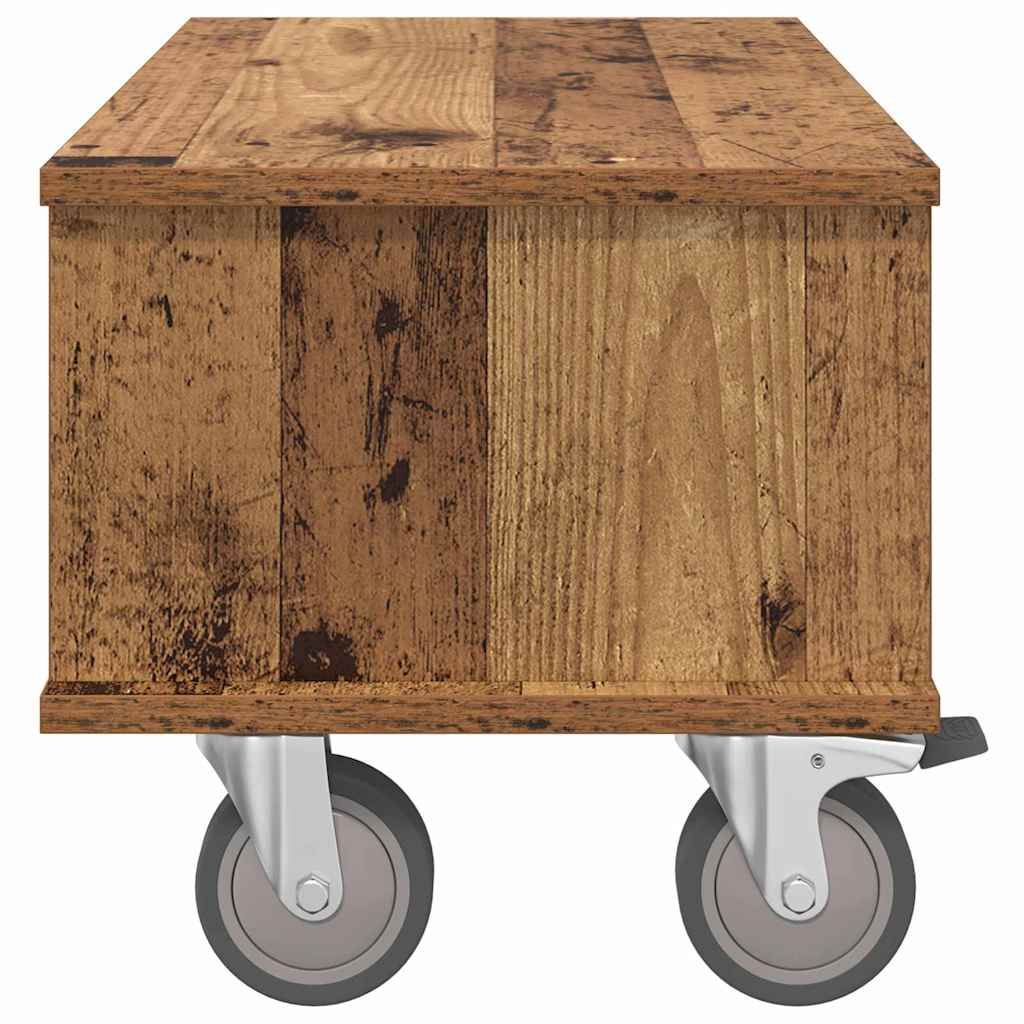 vidaXL TV Stand 68.5 x 35 x 35 cm Old Wood Engineered Wood 6