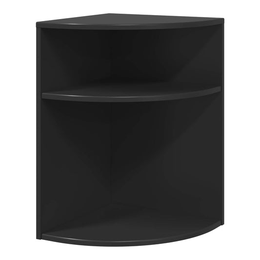 End Table 39.5 x 39.5 x 60 cm Engineered Wood Black