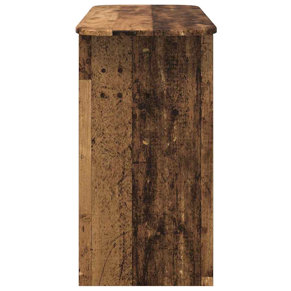vidaXL Console Table Old Wood 93 x 40 x 75 cm Engineered Wood 6
