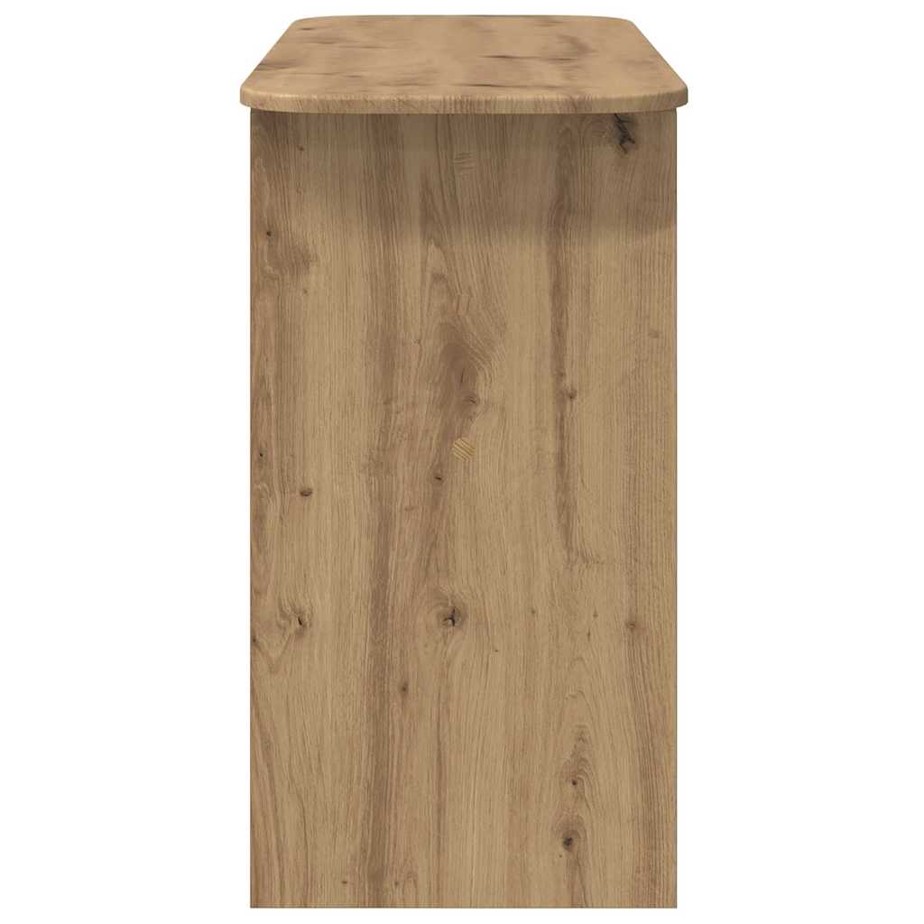 vidaXL Console Table Artisan Oak 93 x 40 x 75 cm Engineered Wood 6