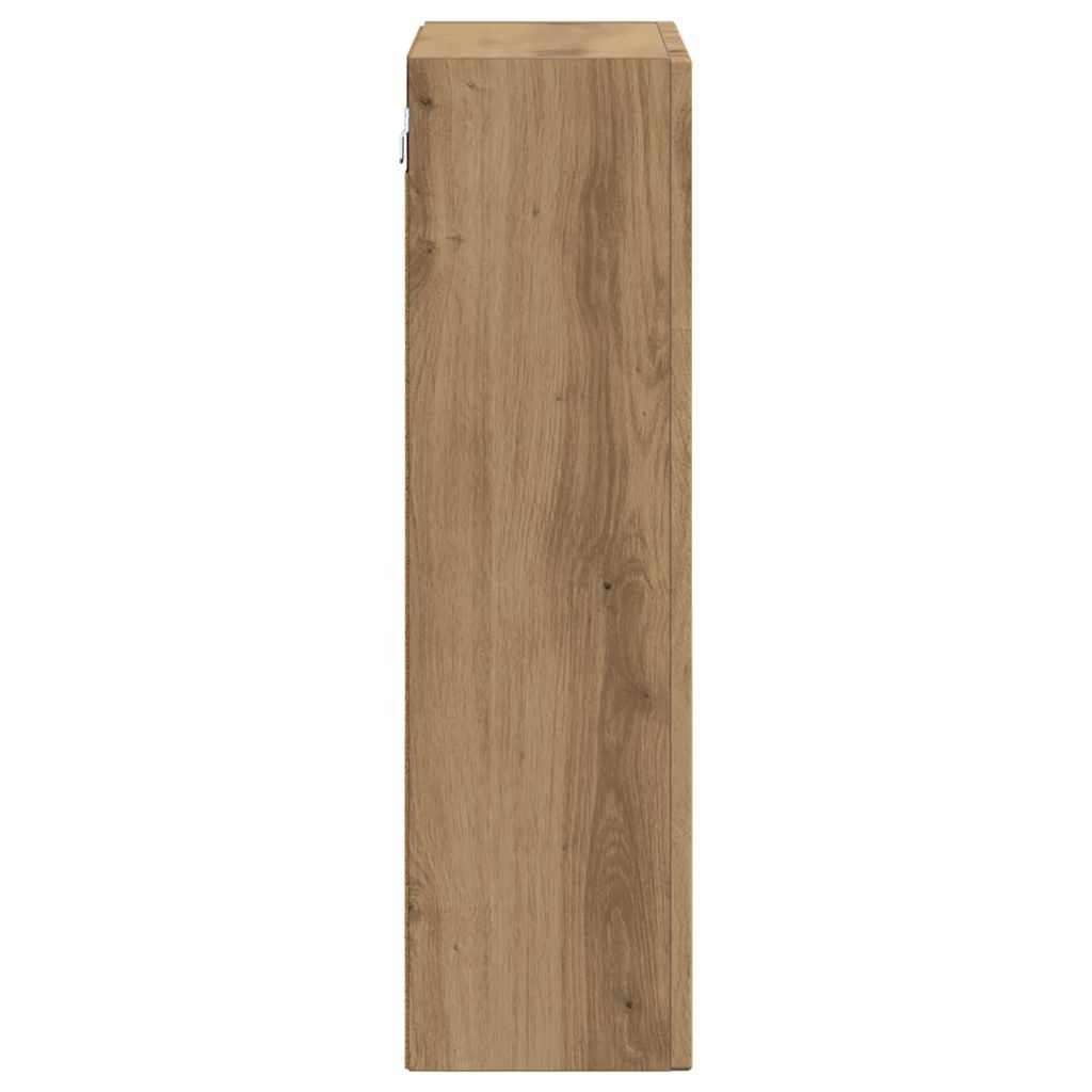 vidaXL Hanging Cabinet with Shelf ELST Artisan Oak 59 x 20 x 71.5 cm 6