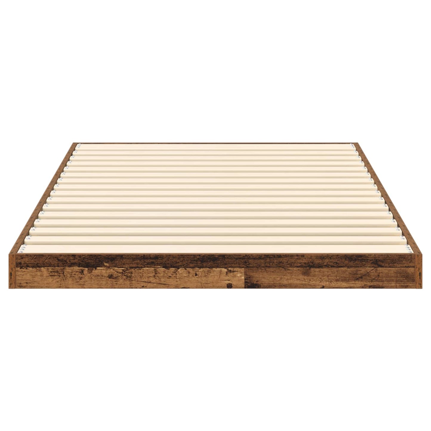vidaXL Floor Bed Frame Old Wood 75 x 190 cm Engineered Wood 6