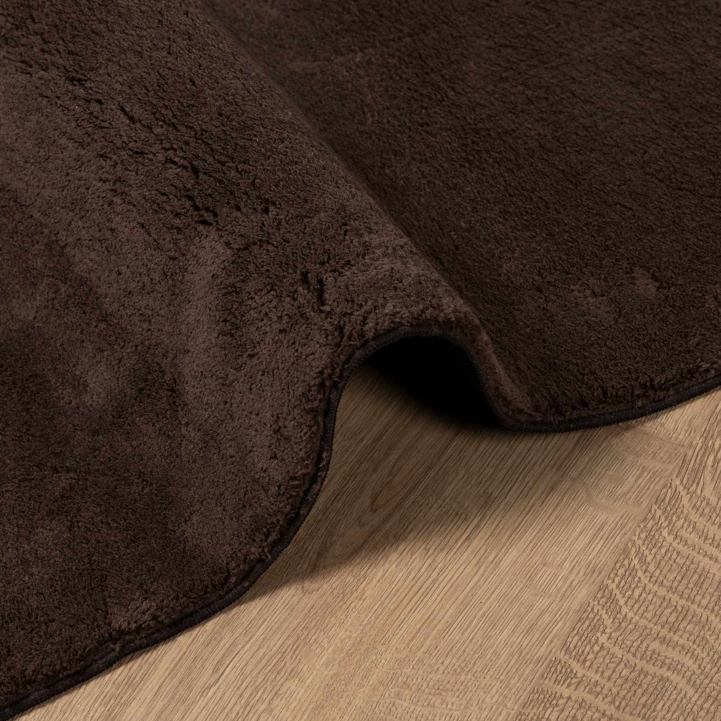 vidaXL Medium Pile Soft and Washable Rug HUARTE Brown 170 x 120 cm 6