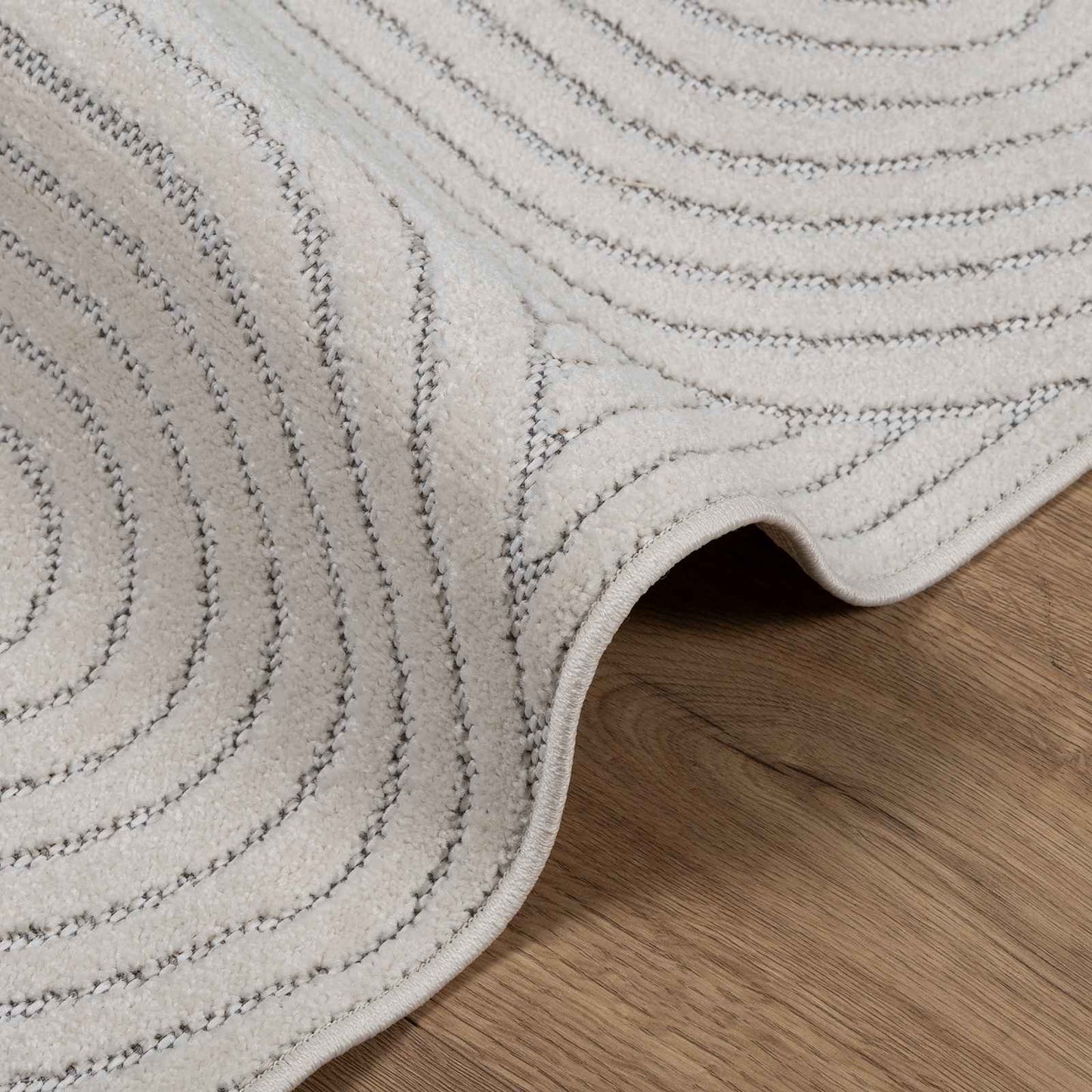 vidaXL Indoor and Outdoor Rug PALMERAS Cream 170 x 120 cm Polyester 6