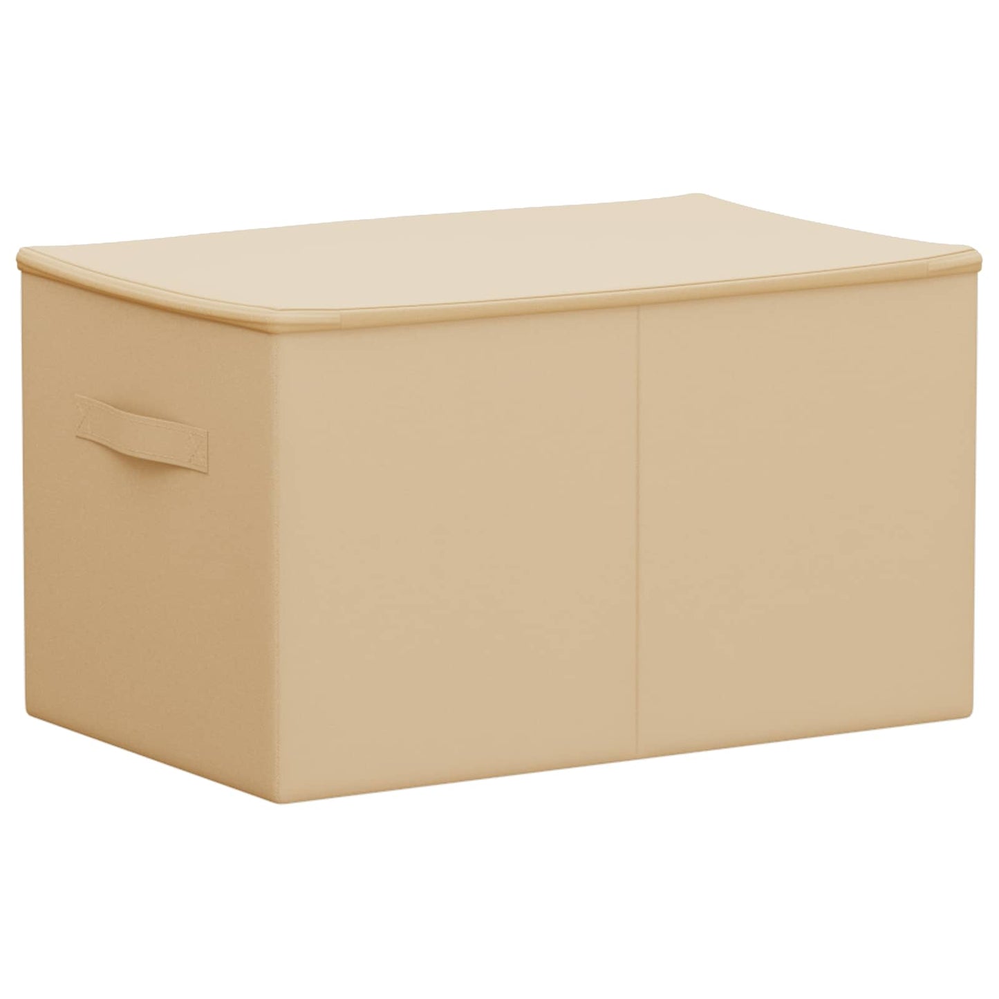 vidaXL Storage Box 6 pcs Non-woven fabric 55 x 35 x 32 cm 61.6 L Cream 6