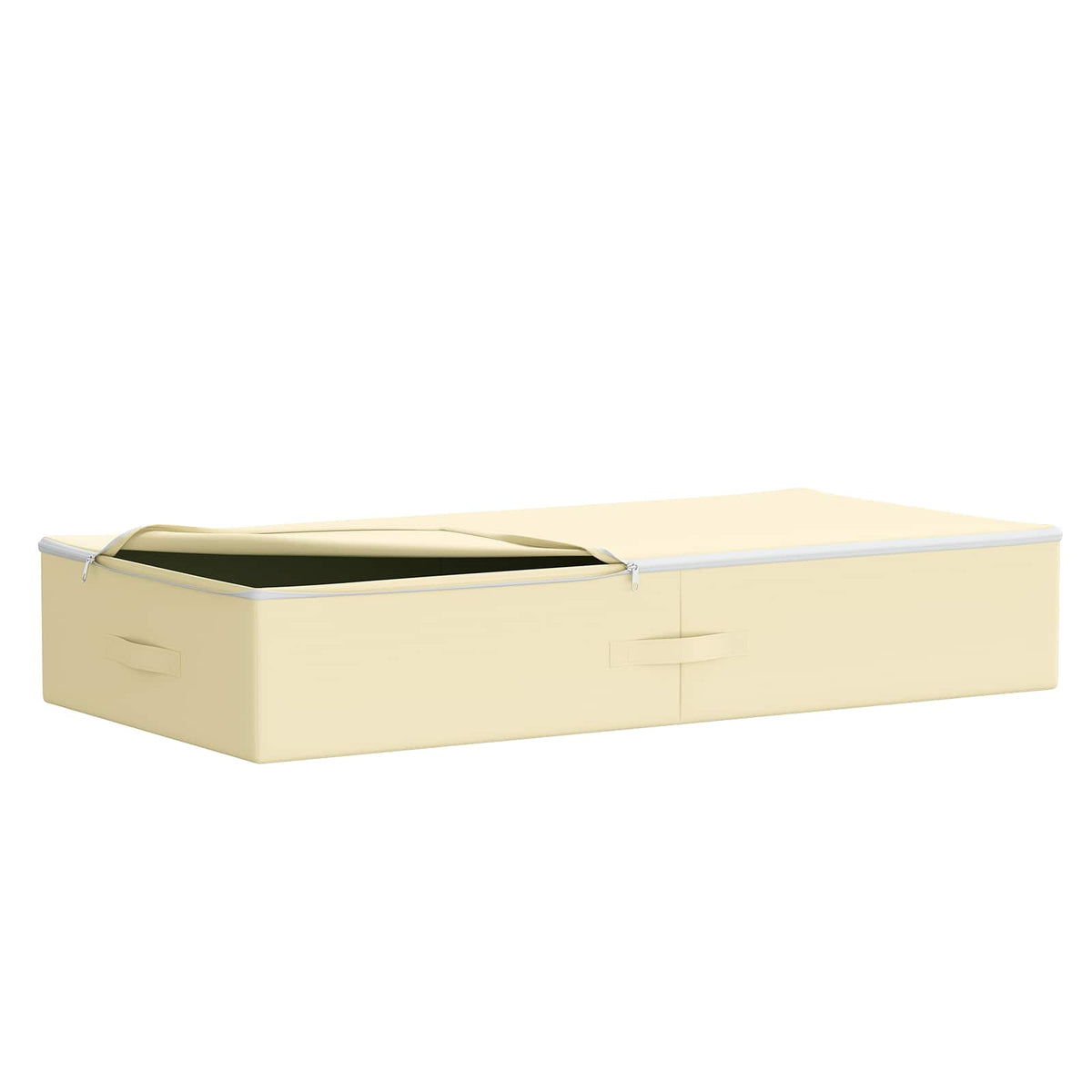 Storage Box Non-woven fabric 90 L Cream 6 90 cm 15 cm 48 cm