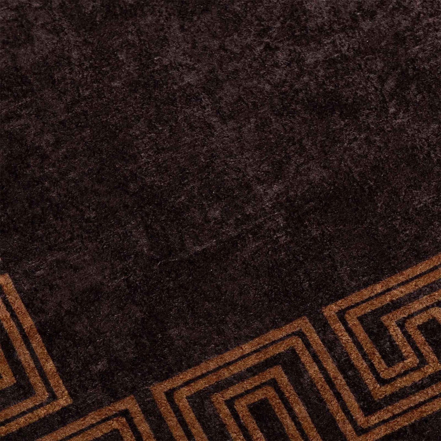 vidaXL Rug Runner MARSA Black 80 x 400 cm Polyester and PVC 6