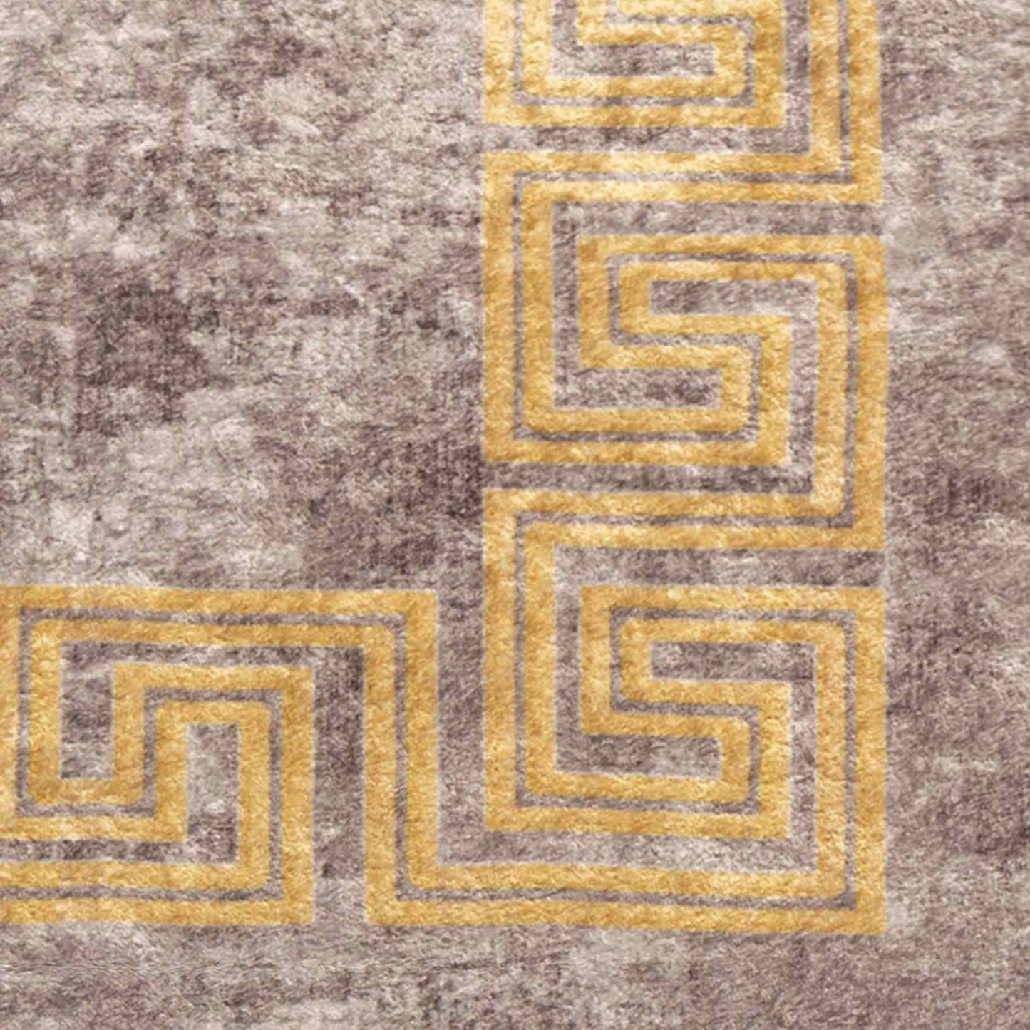 vidaXL Rug Runner MARSA Grey 100 x 300 cm Polyester and PVC 6