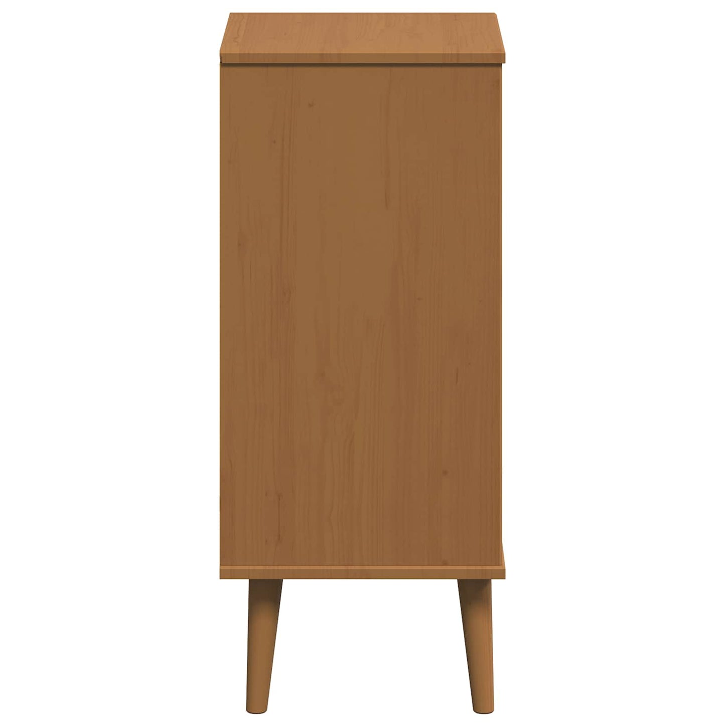 vidaXL Chest of Drawers MOLDE Caramel 40 x 35 x 82 cm Solid Pine Wood 6