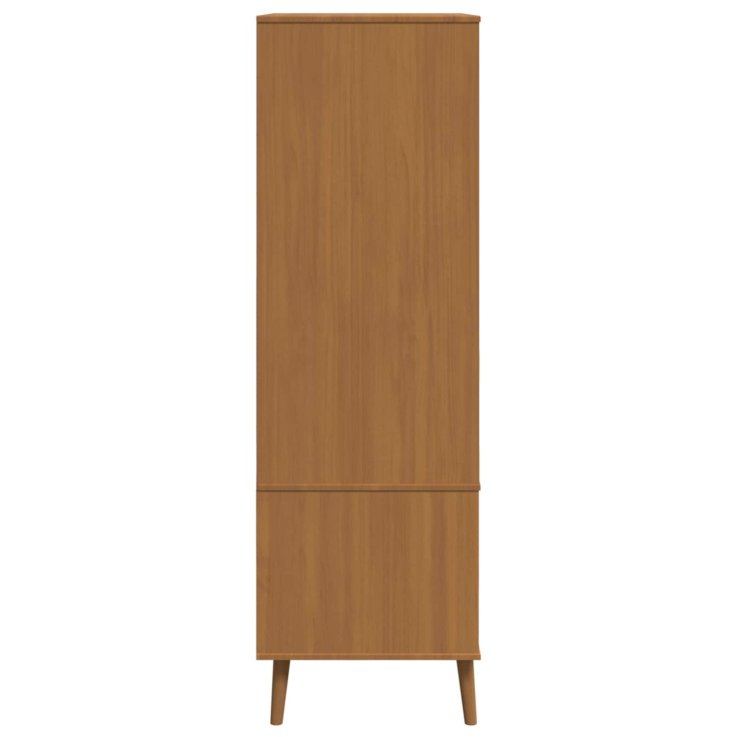 vidaXL Wardrobe MOLDE Caramel 90 x 55 x 175 cm Solid Pine Wood 6
