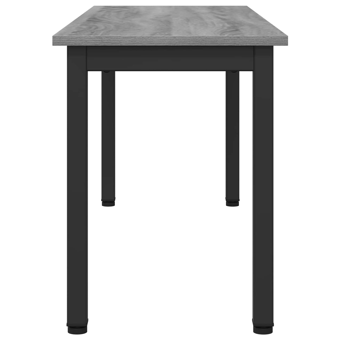 vidaXL Bench Grey Sonoma 110 x 35 x 45 cm Engineered Wood 6