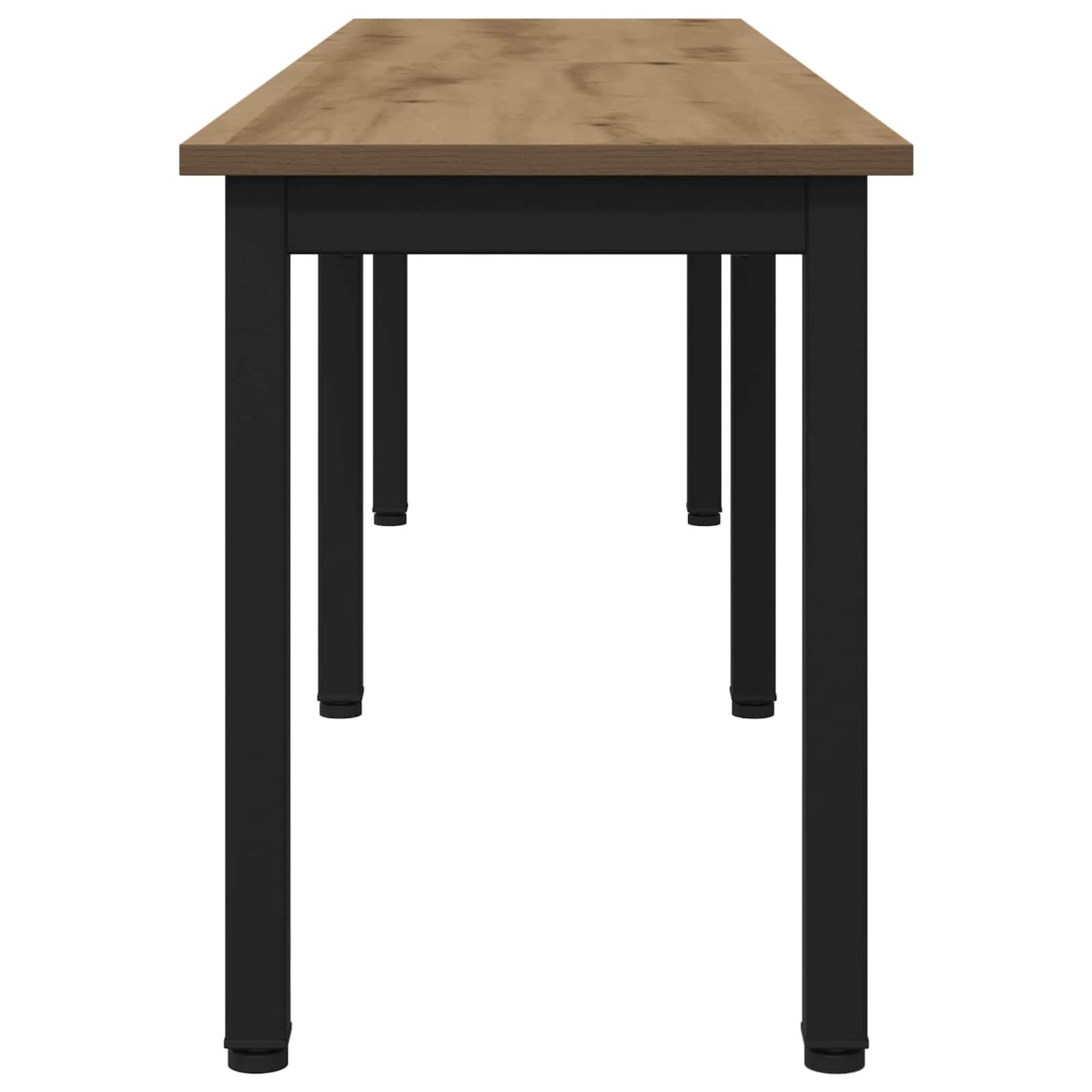 vidaXL Bench Artisian Oak 160 x 35 x 45 cm Engineered Wood 6