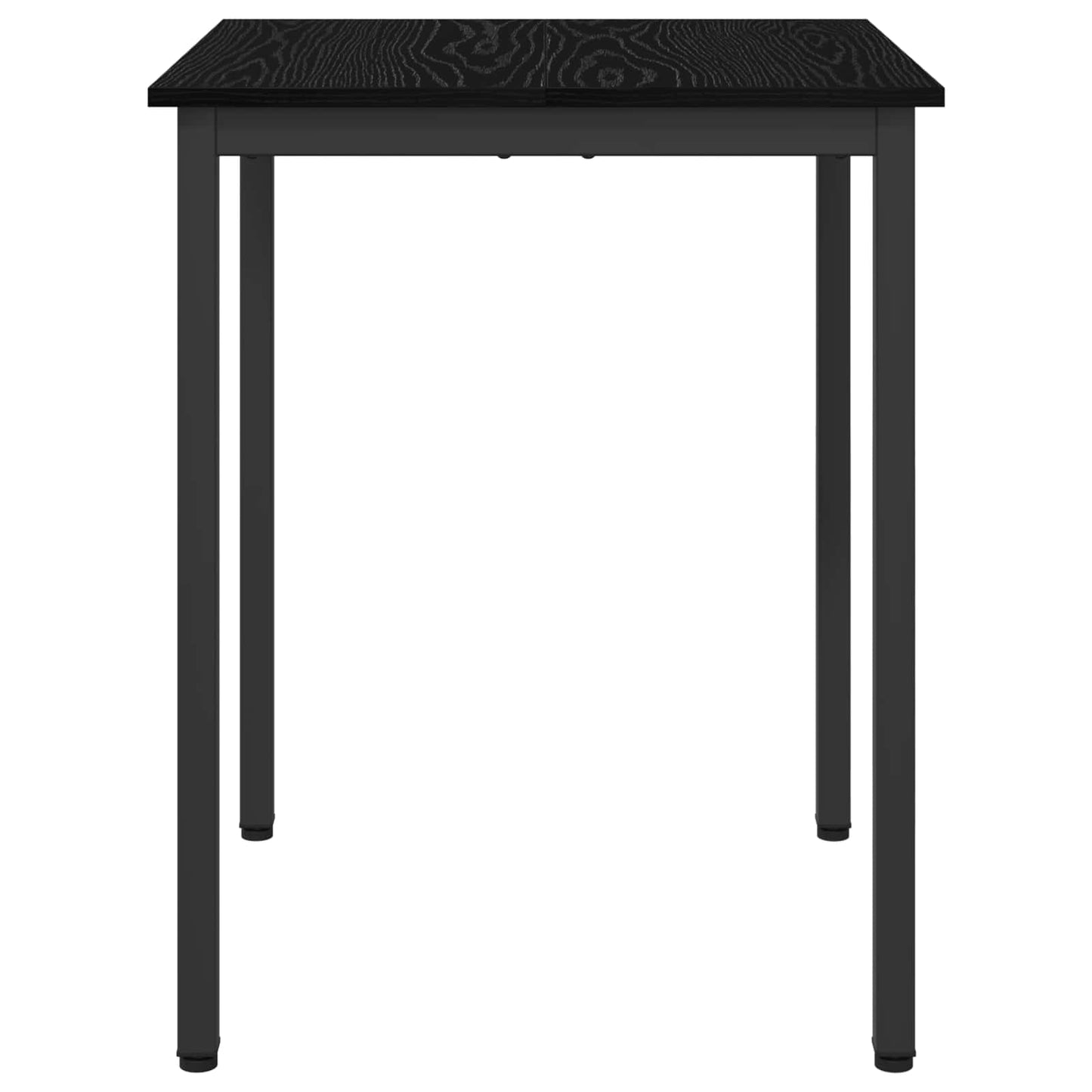 vidaXL Dining Tables 60 x 60 x 75 cm Engineered Wood Black Oak Square 6