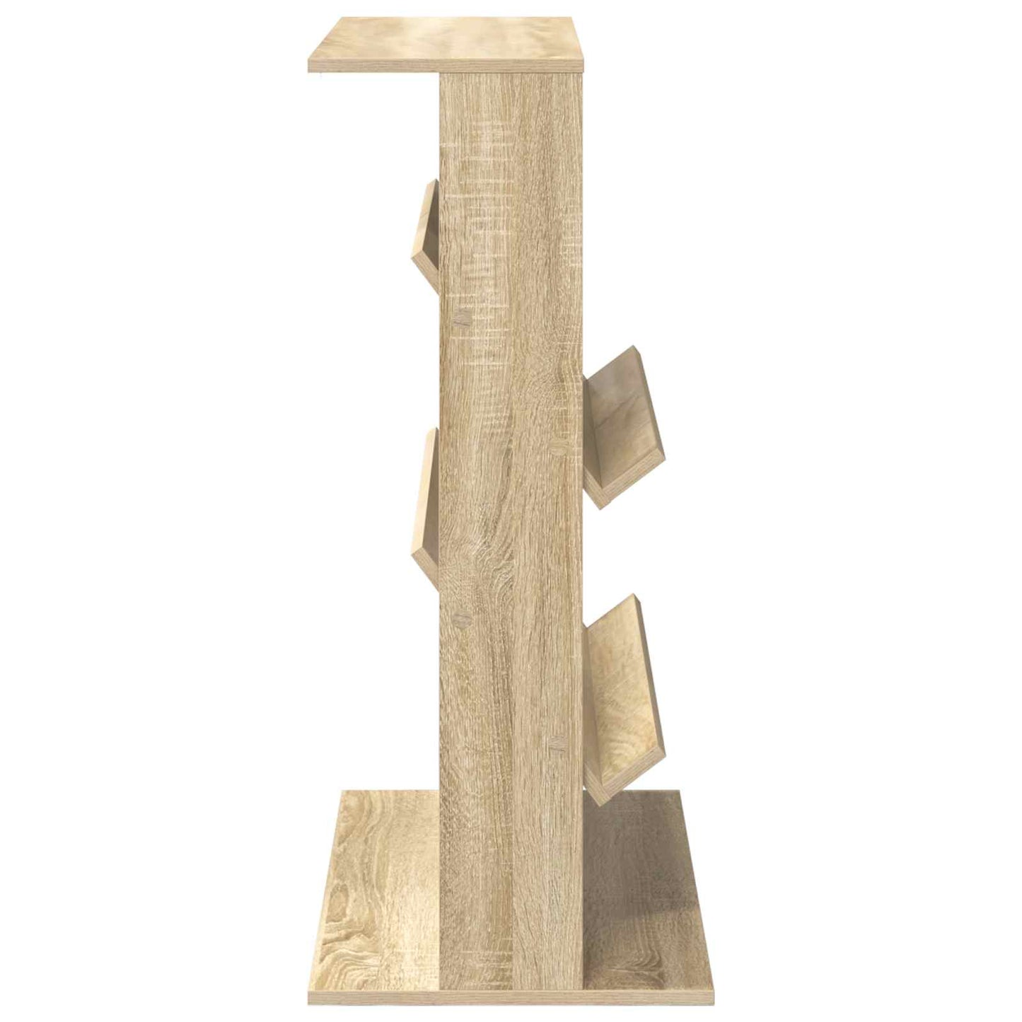 vidaXL Magazine Rack Sonoma Oak 70 x 41 x 96 cm Engineered Wood 6
