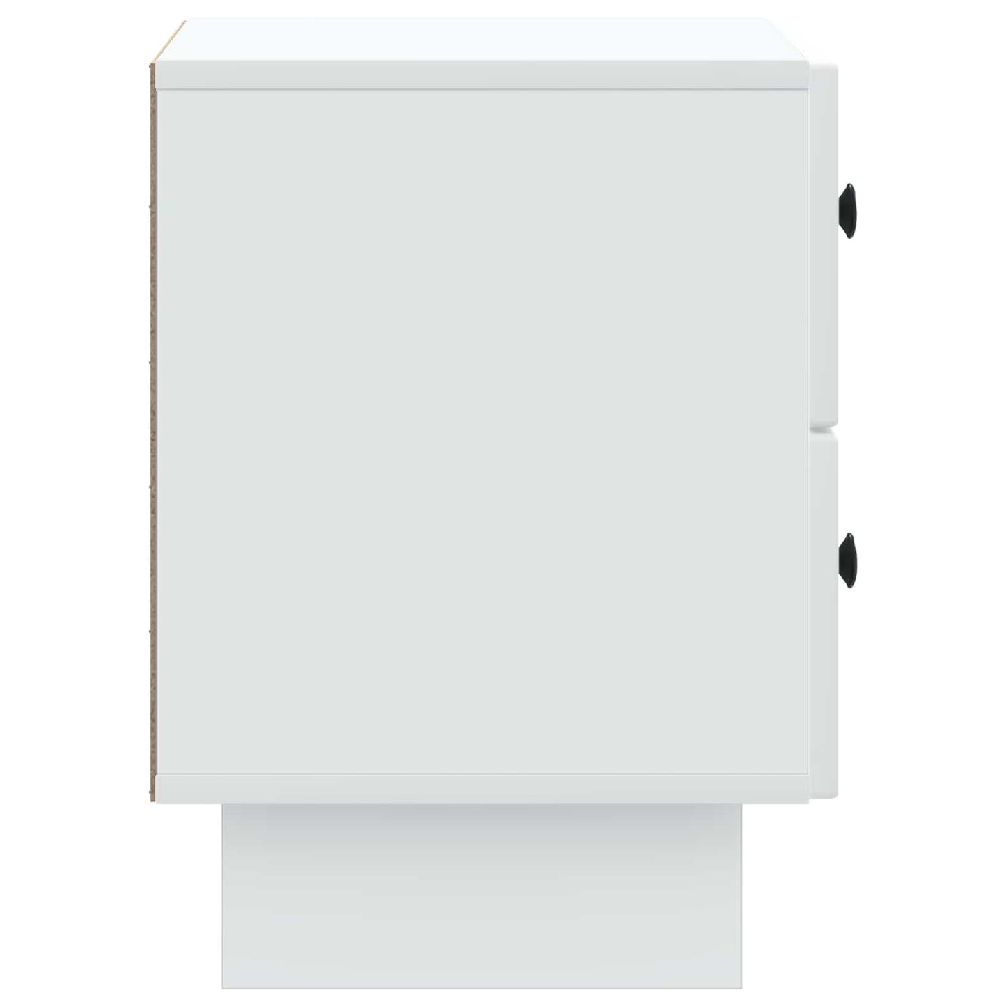 vidaXL Bedside Cabinet White 43 x 34.5 x 47.5 cm Engineered Wood 6