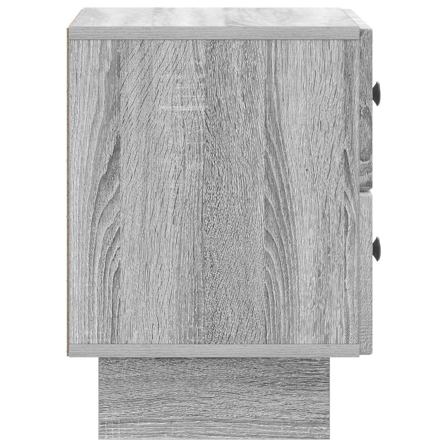 vidaXL Bedside Cabinet Grey Sonoma 43 x 34.5 x 47.5 cm Engineered Wood 6