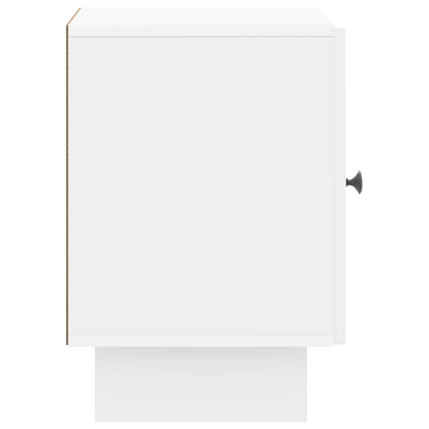 vidaXL Bedside Cabinet High Gloss White 43 x 34.5 x 50 cm 6
