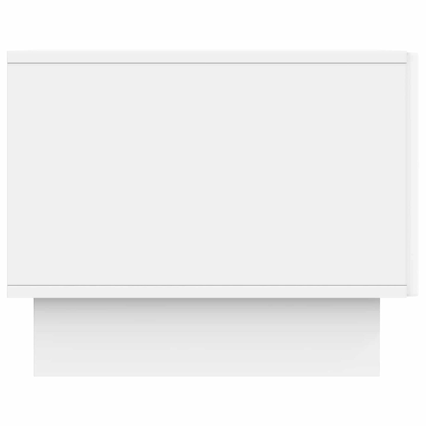 vidaXL Coffee Table with Drawer White 49 x 50 x 40 cm Engineered Wood 6