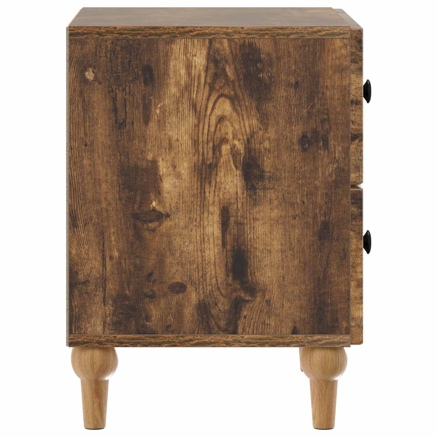 vidaXL Bedside Cabinet Smoked Oak 43 x 34.5 x 48 cm Engineered Wood 6