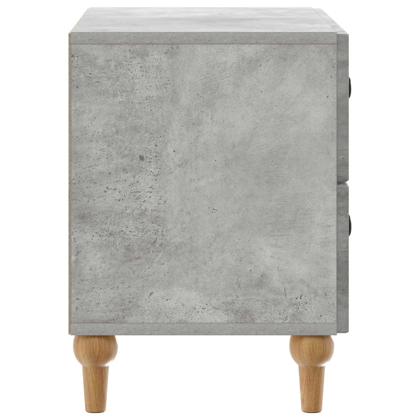 vidaXL Bedside Cabinet Concrete Grey 62 x 34.5 x 48 cm Engineered Wood 6
