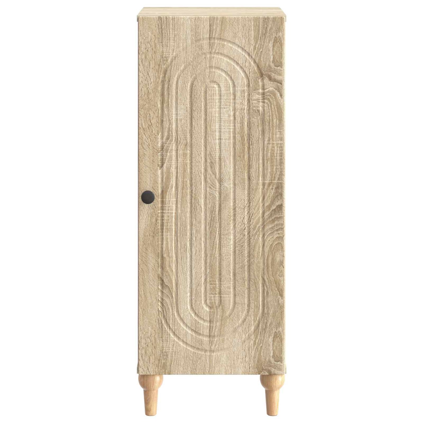 vidaXL Sideboard Sonoma Oak 33 x 34.5 x 90 cm Engineered Wood 6