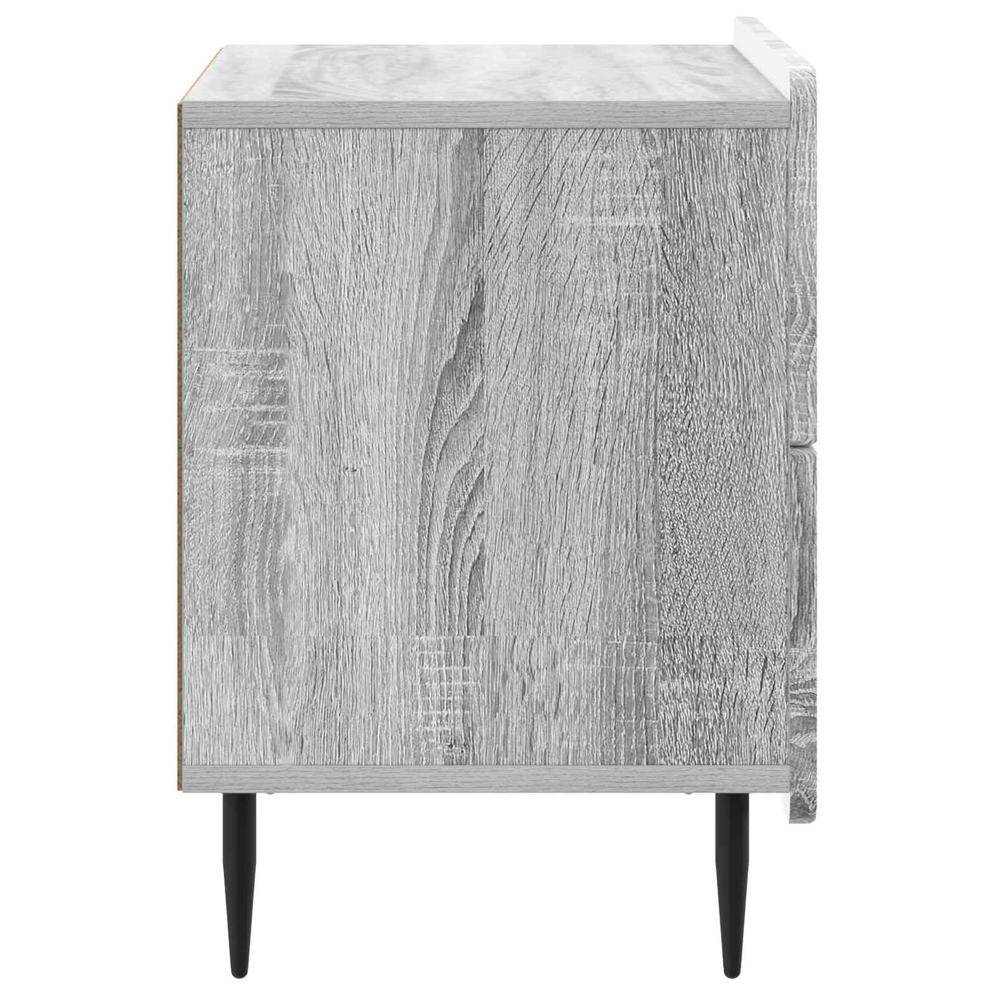 vidaXL Bedside Cabinet Grey Sonoma 62 x 34.5 x 49.5 cm Engineered Wood 6