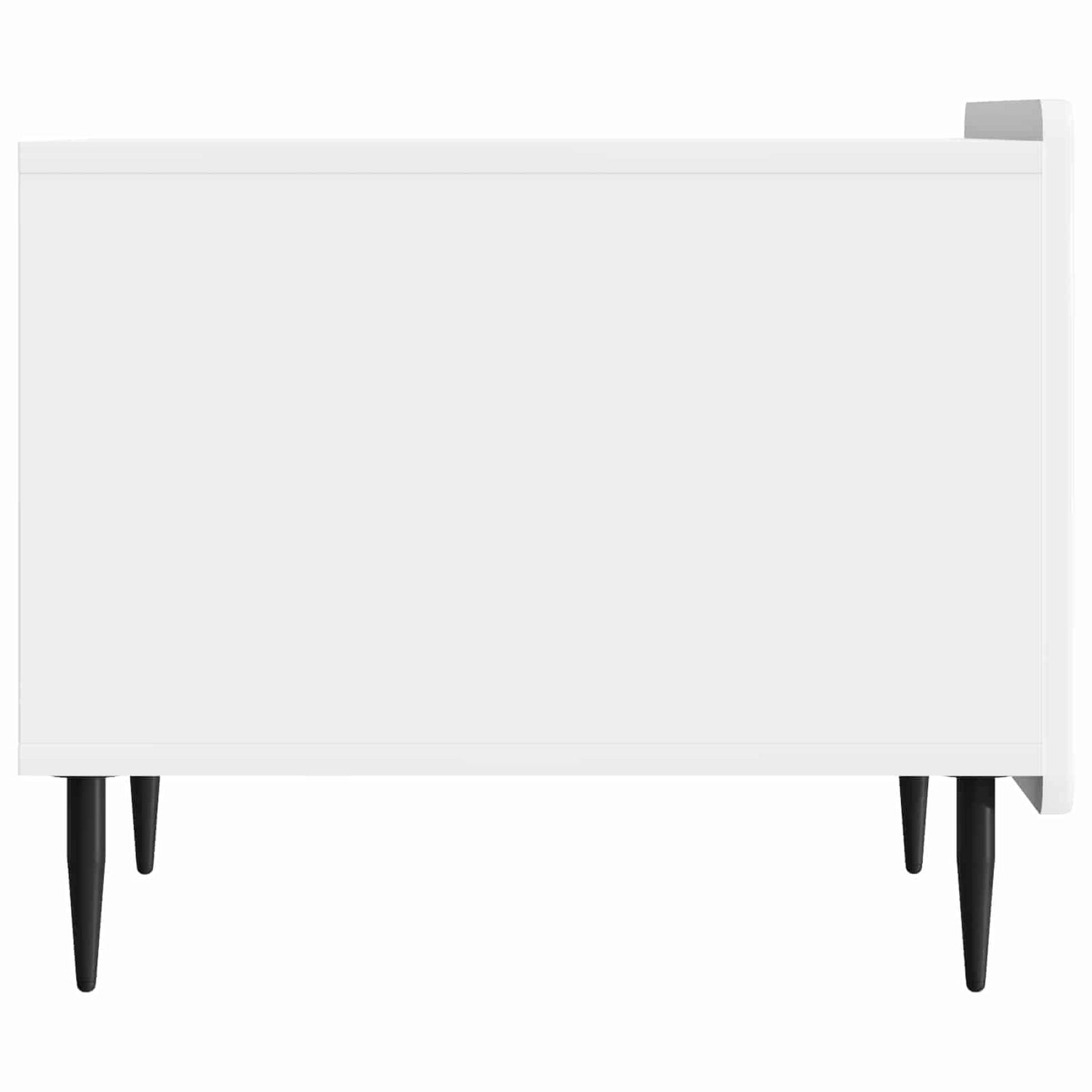 vidaXL Coffee Table High Gloss White 49 x 50 x 42 cm Engineered Wood 6