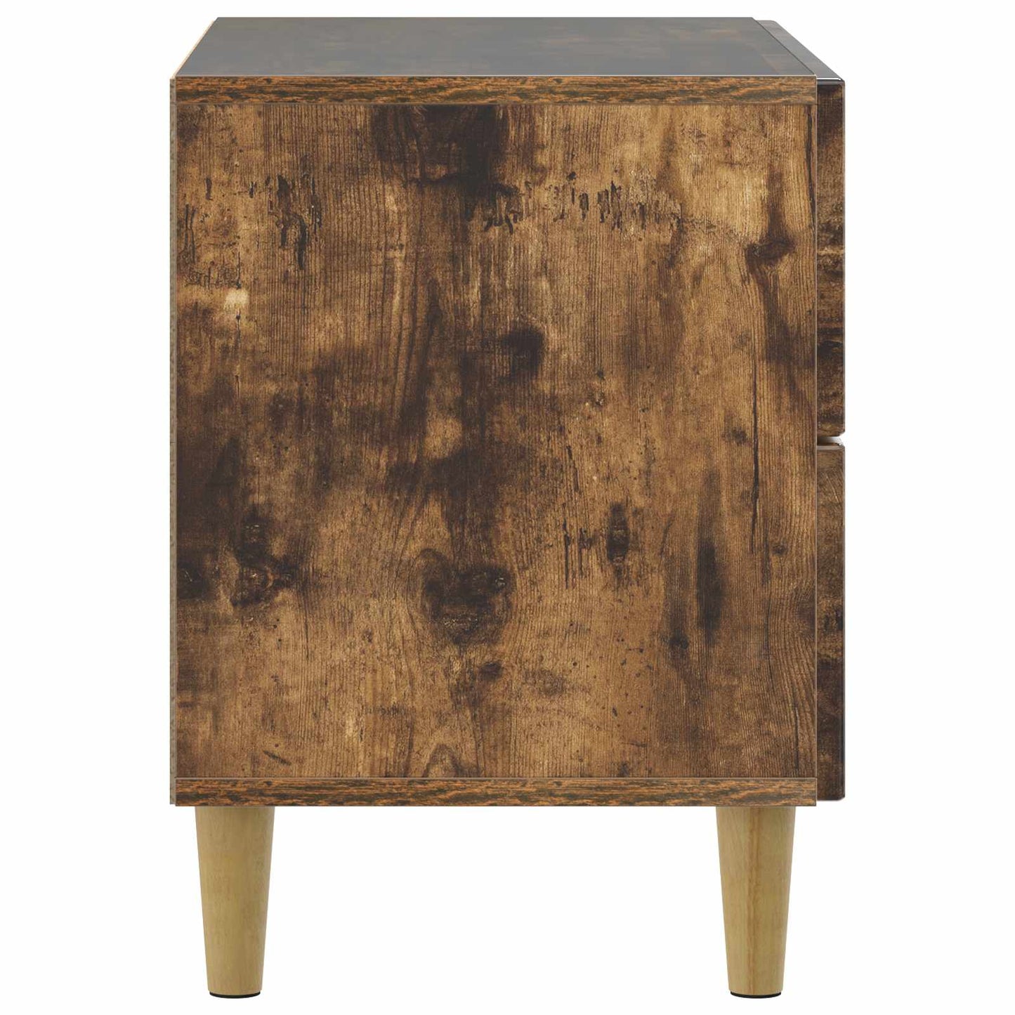 vidaXL Bedside Cabinet Smoked Oak 62 x 34.5 x 48 cm Engineered Wood 6