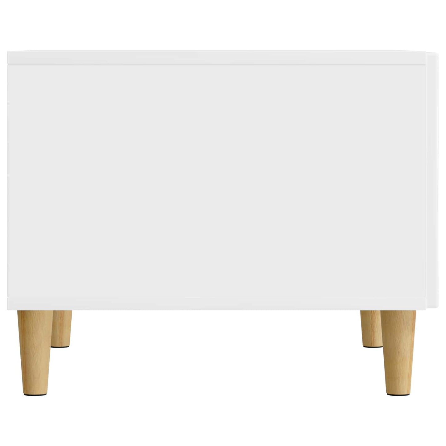 vidaXL Coffee Table High Gloss White 49 x 50 x 40 cm Engineered Wood 6