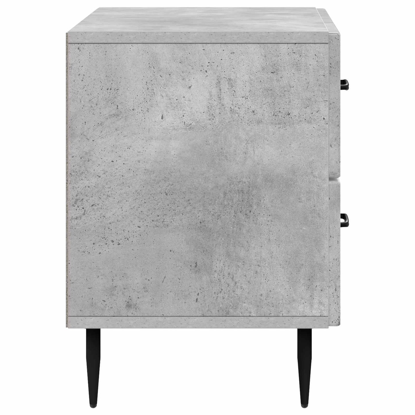 vidaXL Bedside Cabinet with Drawer Concrete Grey 62 x 34.5 x 47.5 cm 6