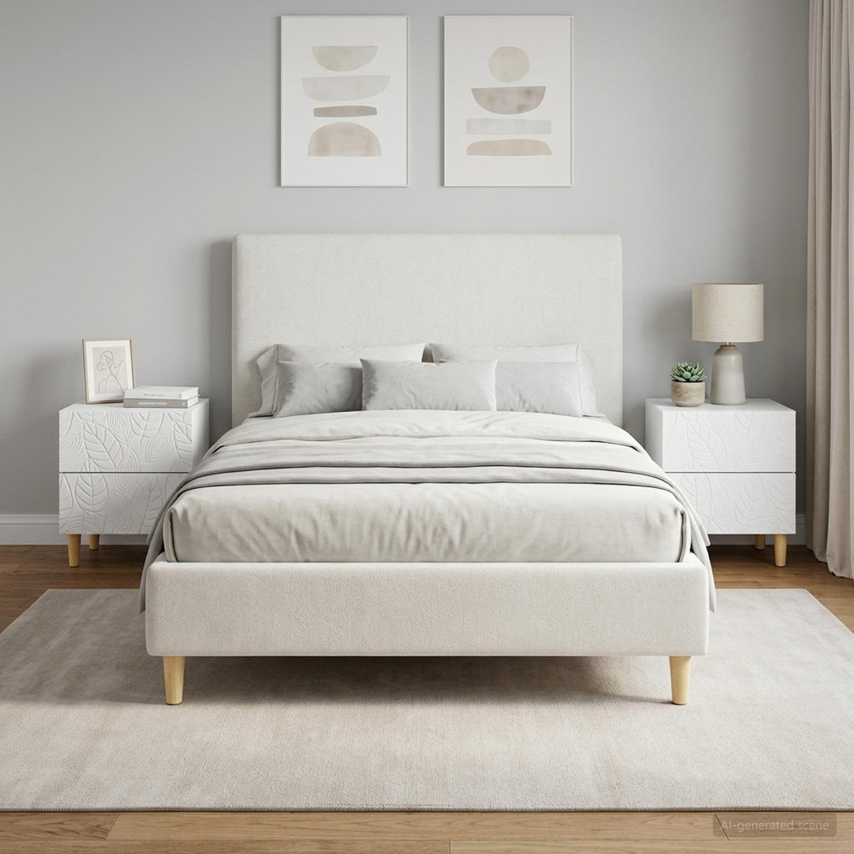 vidaXL Bedside Table 43 x 34.5 x 48 cm Engineered Wood