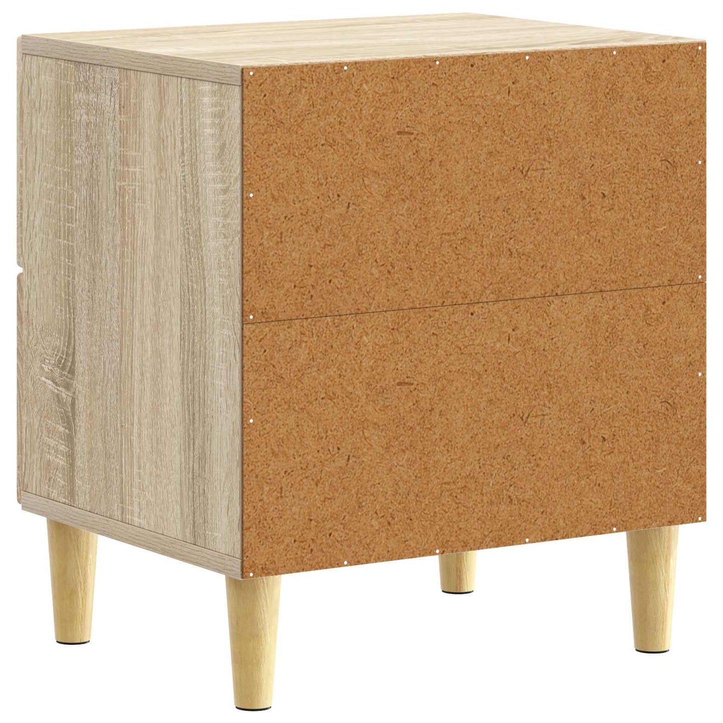 vidaXL Bedside Table Sonoma Oak 43 x 34.5 x 48 cm Engineered Wood 6