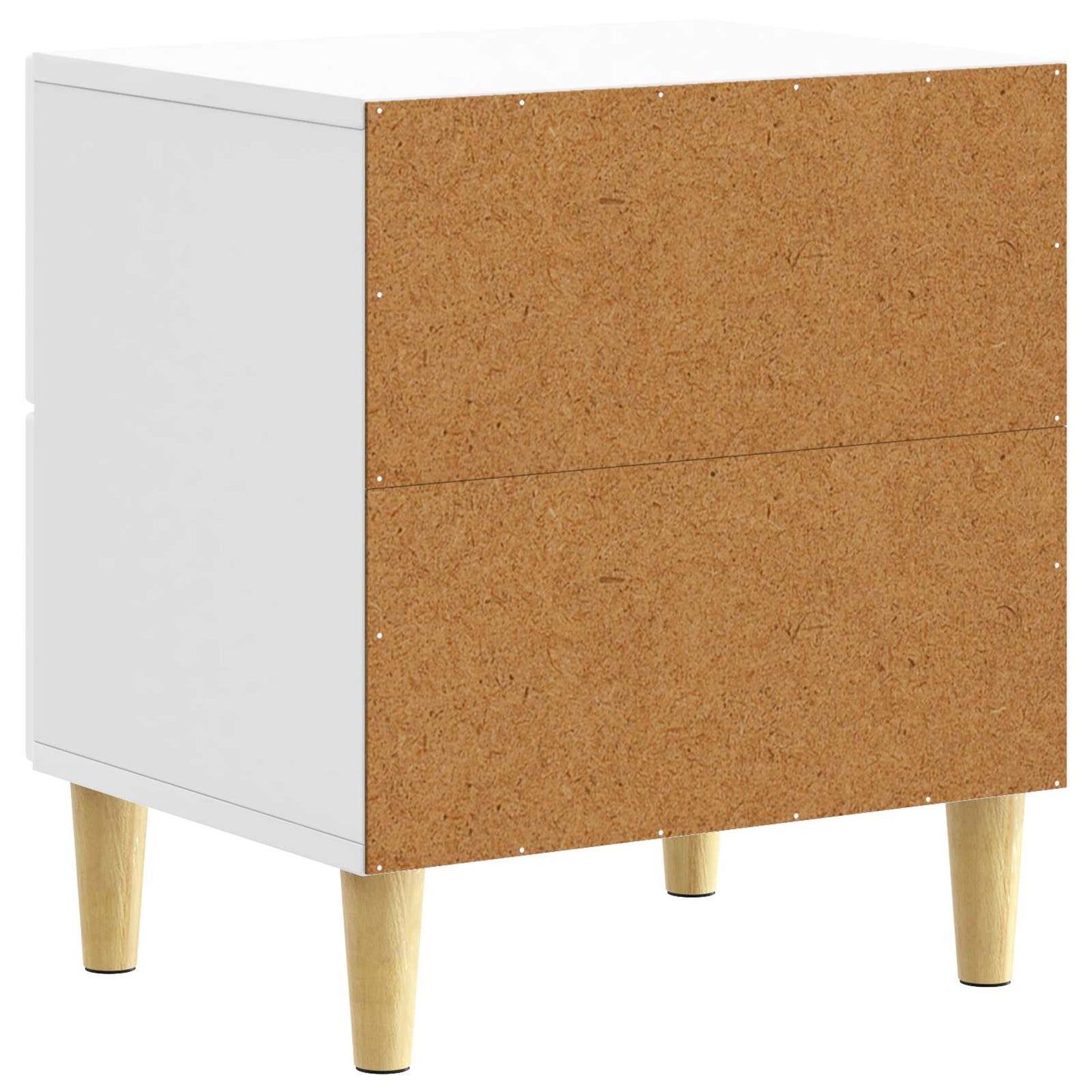 vidaXL Bedside Table High Gloss White 43 x 34.5 x 48 cm 6