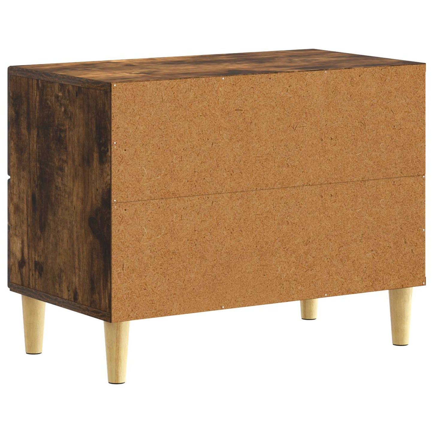 vidaXL Bedside Table Smoked Oak 62 x 34.5 x 48 cm Engineered Wood 6