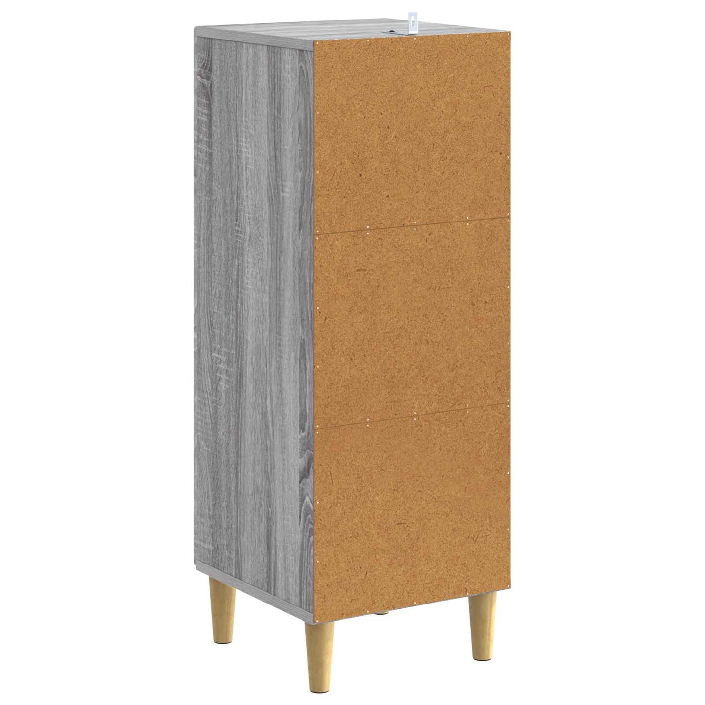 vidaXL Sideboard Grey Sonoma 33 x 34.5 x 90 cm Engineered Wood 6