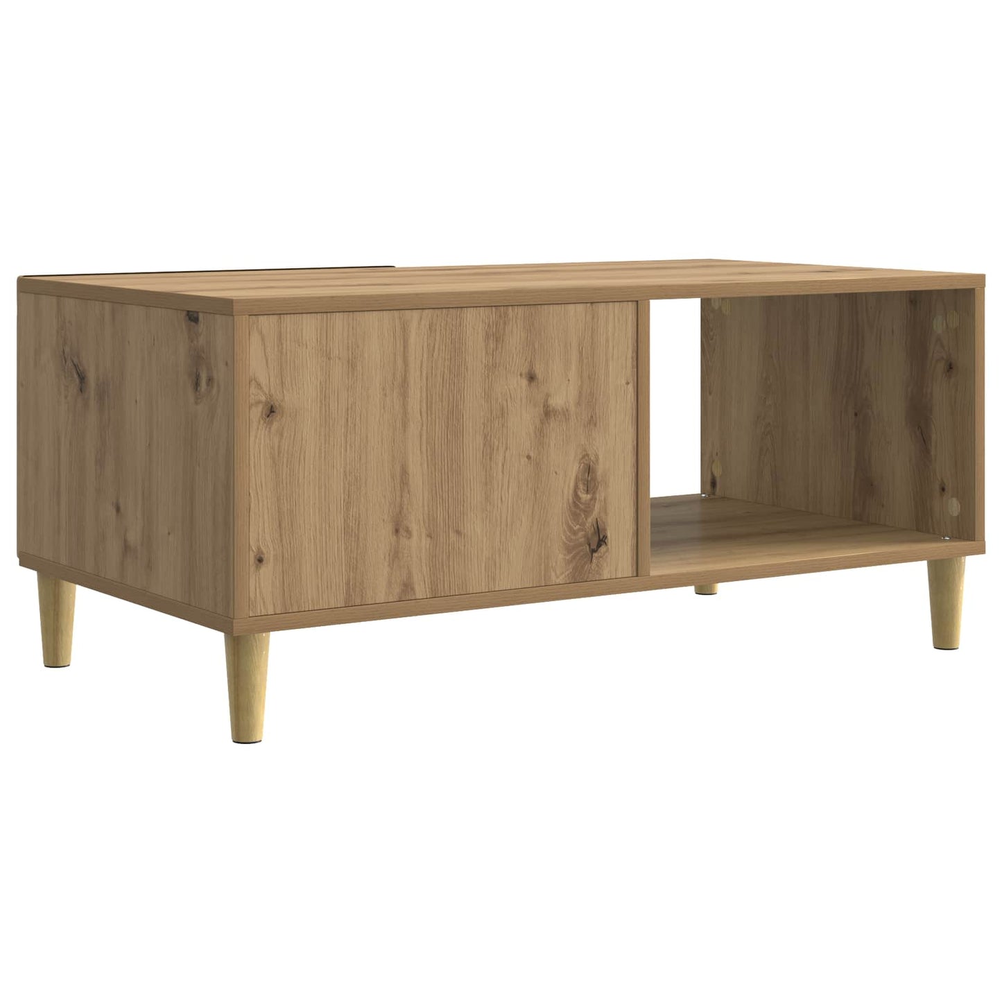 vidaXL Coffee Table Artisan Oak 90 x 50 x 40 cm Engineered Wood 6