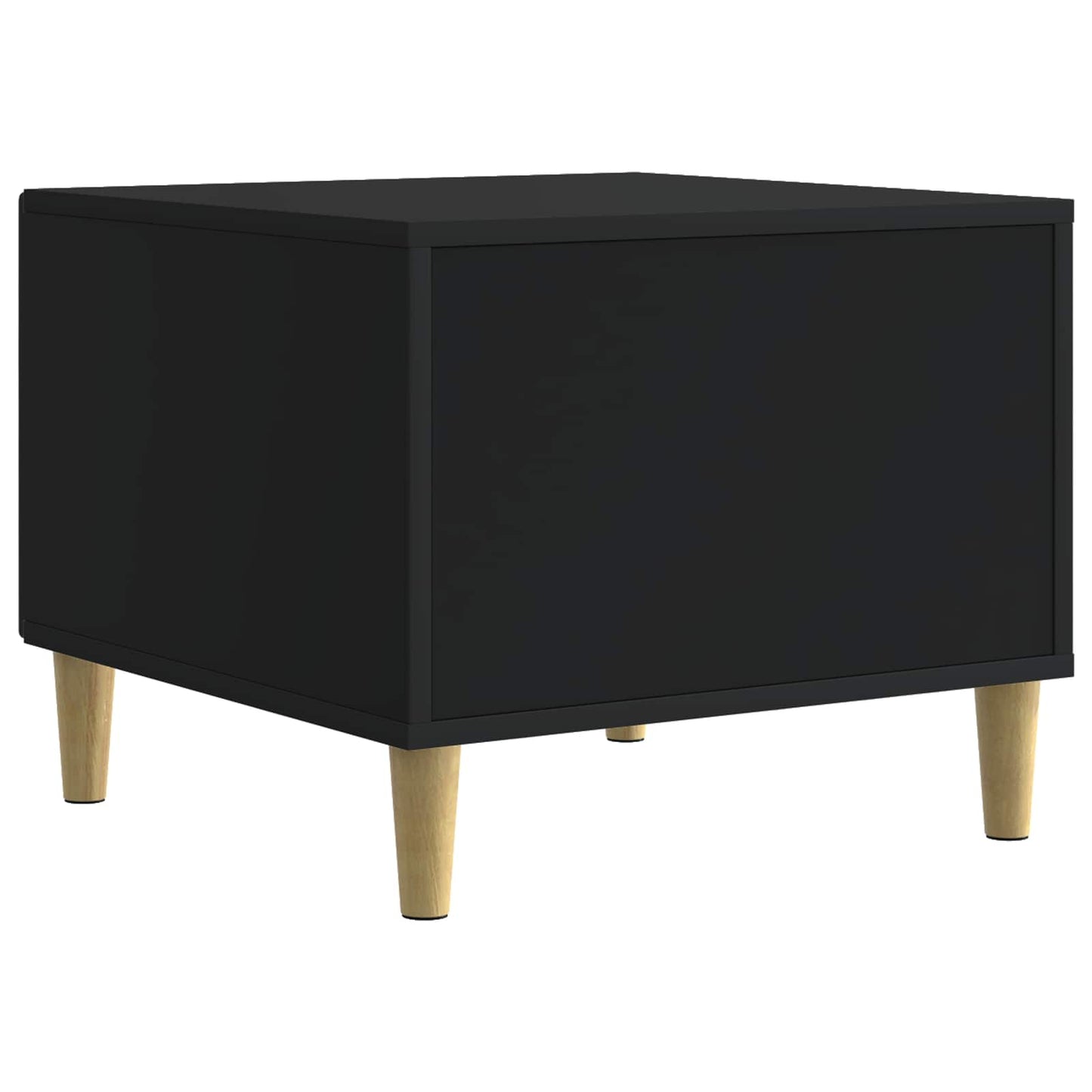 vidaXL Coffee Table Black 50 x 49 x 40 cm Engineered Wood 6